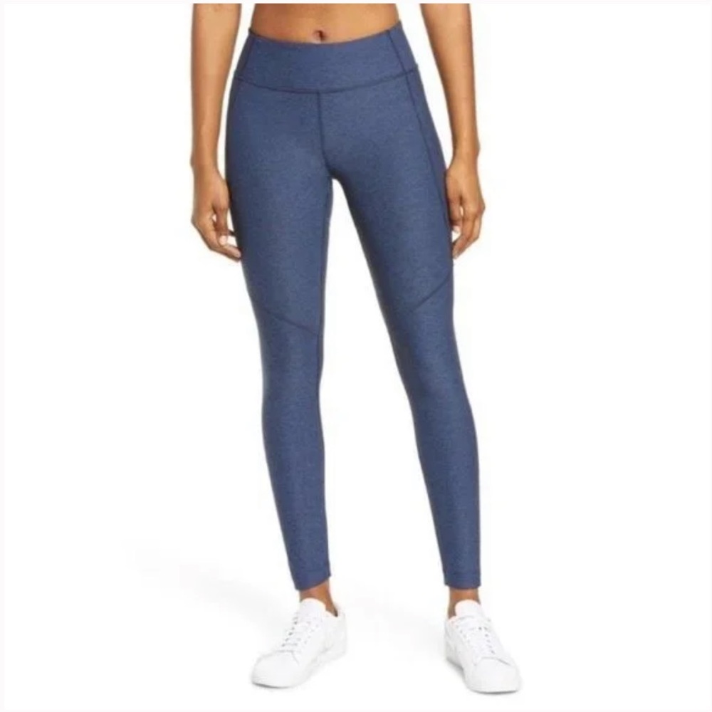 OUTDOOR VOICES Leggings Navy Spacedye Heather Blue